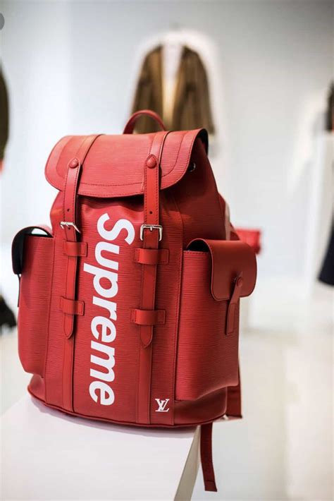 supreme x lv backpack retail price|supreme Lv backpack legit check.